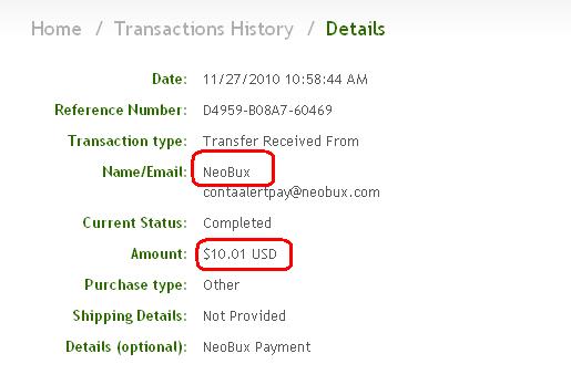 18-я выплата neobux